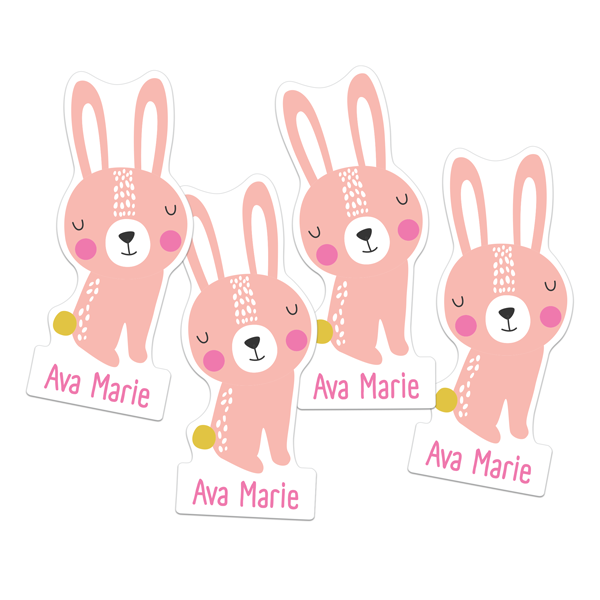Bunny Die-Cut Labels