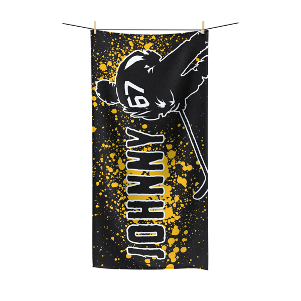 Hockey Defender Beach Towel