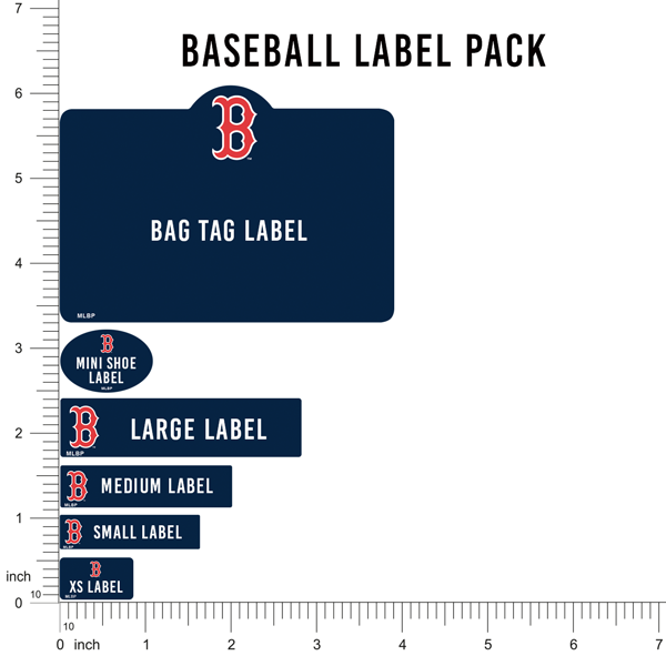 MLB Baseball Label Pack