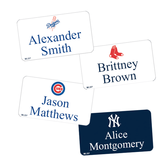 MLB X-Small Clothing Labels