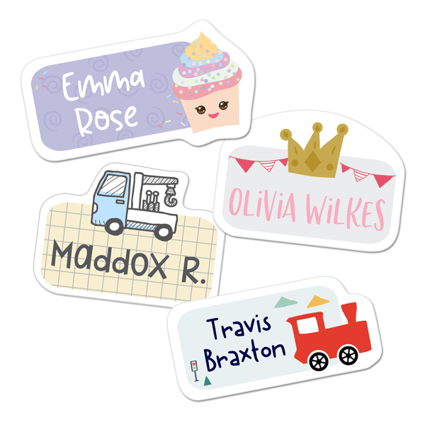 X-Small Kiddie Clothing Labels