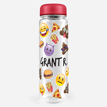 Emoji Party Water Bottle Labels