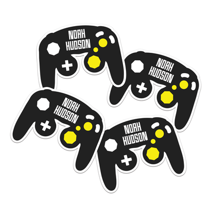 Game Controller Die-Cut Labels