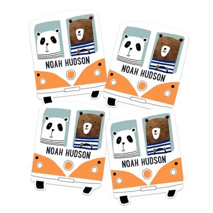 Little Adventure Die Cut Name Labels