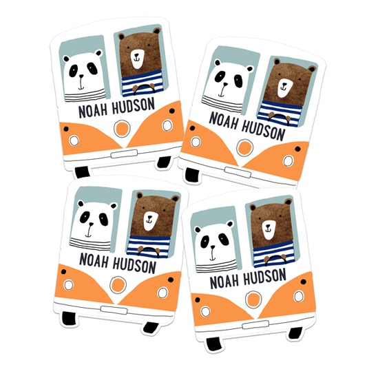 Little Adventure Die Cut Name Labels