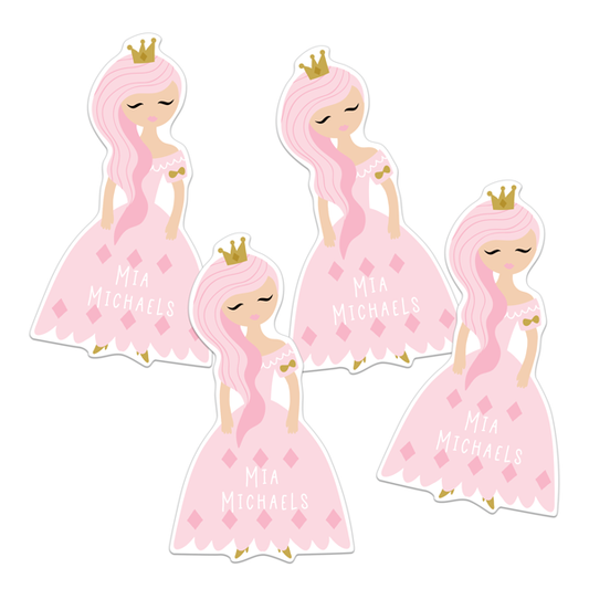 Little Princess Die Cut Labels