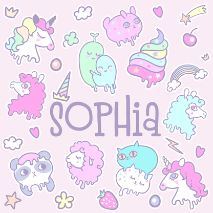 Tween Vibes Water Bottle Labels