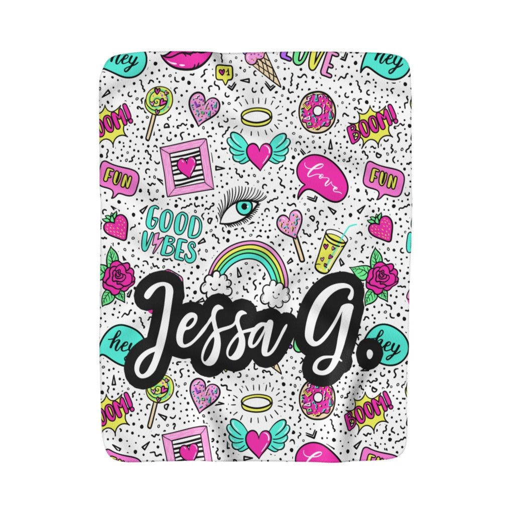 90's Vibes Fleece Blanket