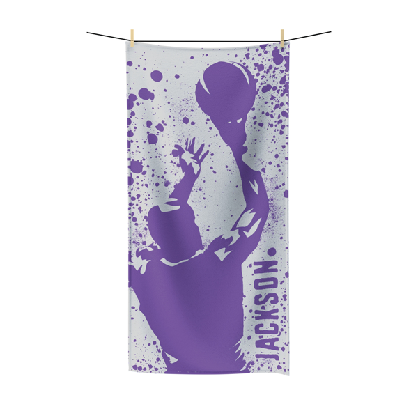 Jump Shot Beach Towel