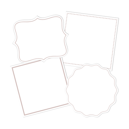 White Write-On Combo Pantry Labels