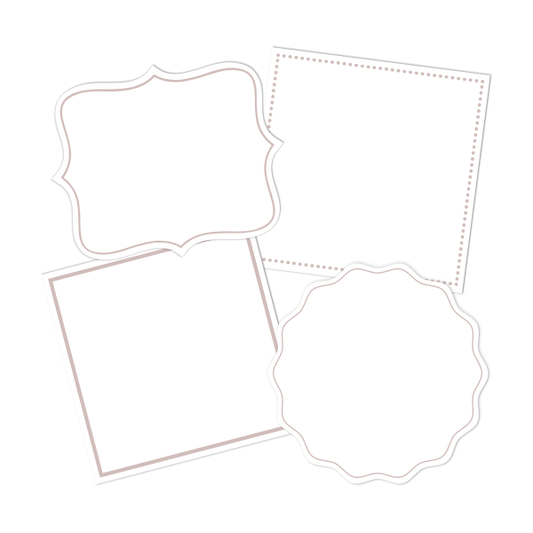 White Write-On Combo Pantry Labels