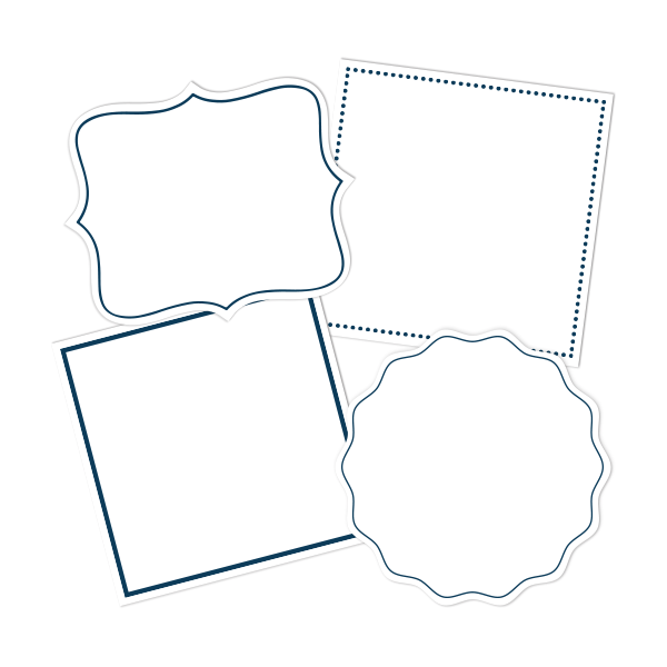 White Write-On Combo Pantry Labels