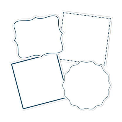 White Write-On Combo Pantry Labels