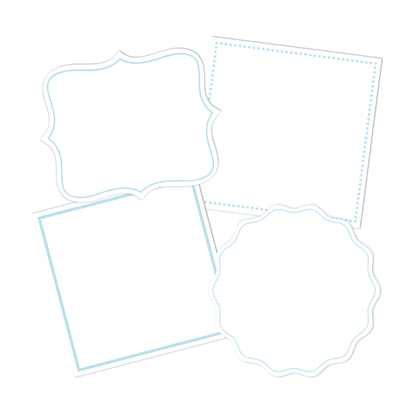 White Write-On Combo Pantry Labels