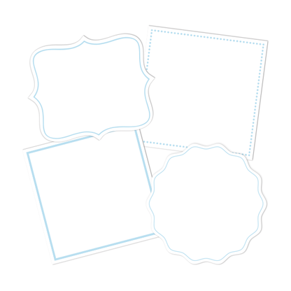 White Write-On Combo Pantry Labels