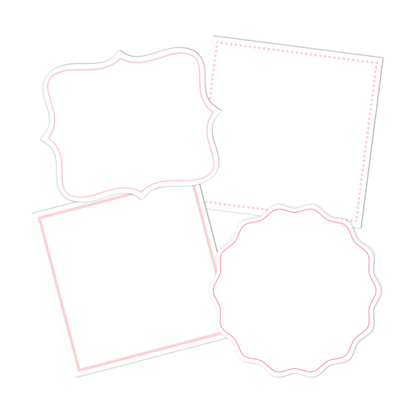 White Write-On Combo Pantry Labels