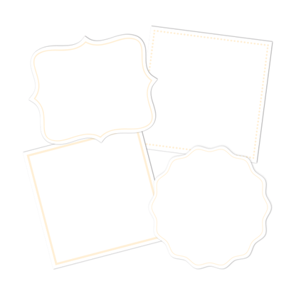 White Write-On Combo Pantry Labels