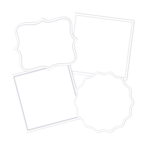 White Write-On Combo Pantry Labels