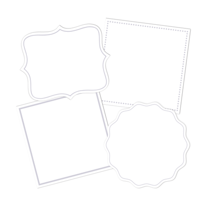 White Write-On Combo Pantry Labels