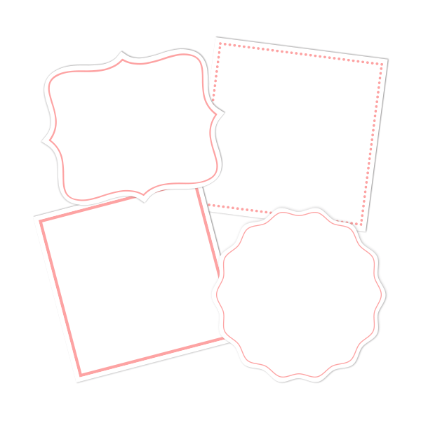 White Write-On Combo Pantry Labels