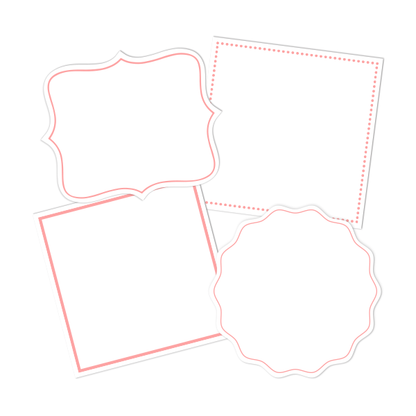 White Write-On Combo Pantry Labels