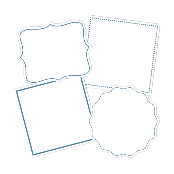 White Write-On Combo Pantry Labels