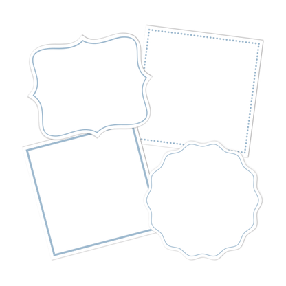 White Write-On Combo Pantry Labels