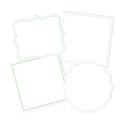 White Write-On Combo Pantry Labels