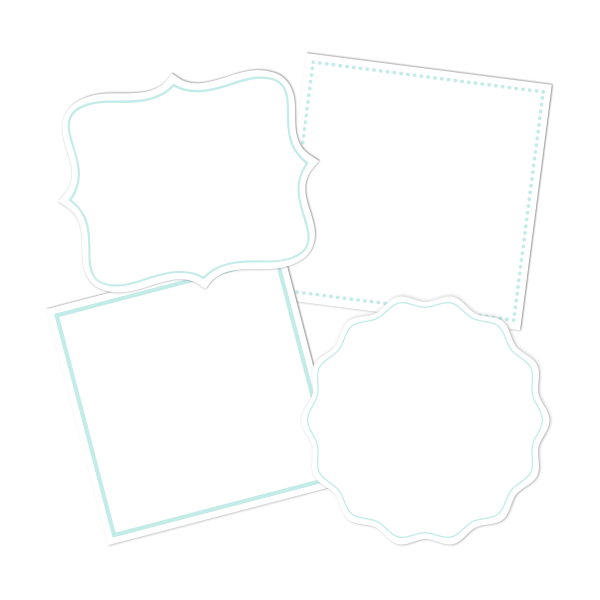 White Write-On Combo Pantry Labels