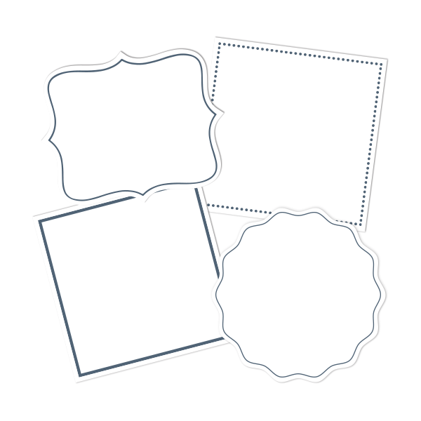 White Write-On Combo Pantry Labels