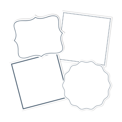 White Write-On Combo Pantry Labels