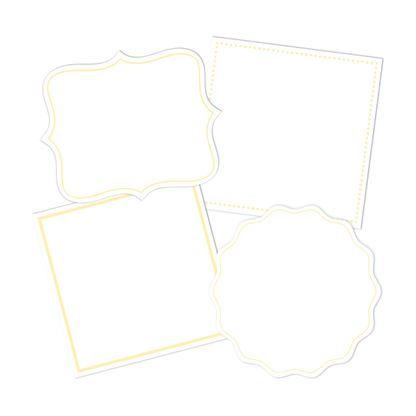 White Write-On Combo Pantry Labels