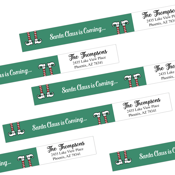 Elf Wrap Around Address Labels