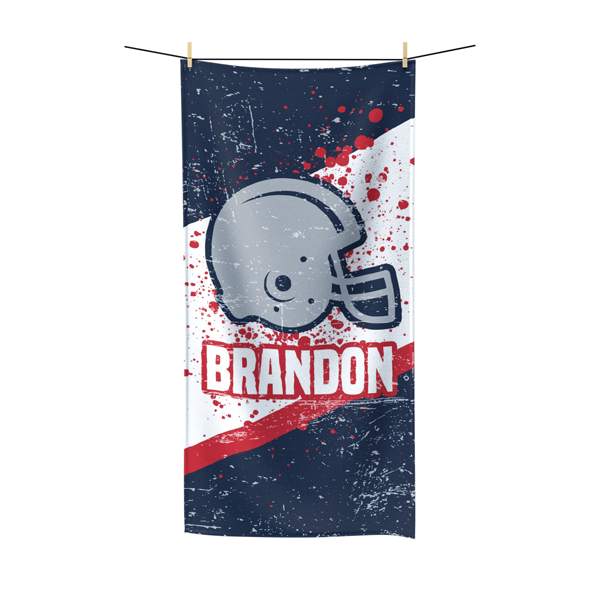 Football Rush Beach Towel