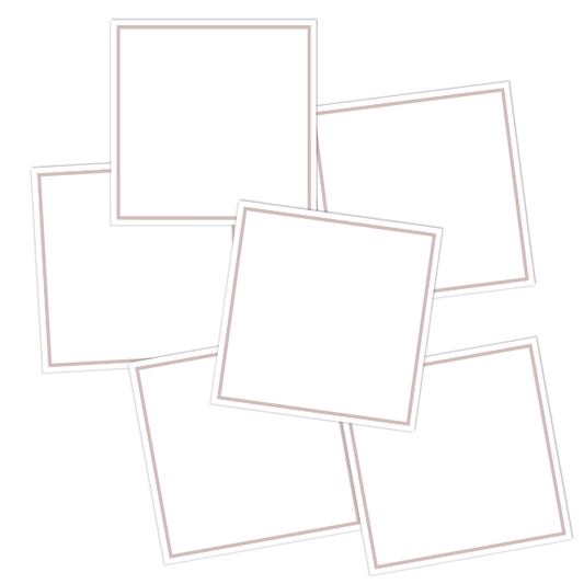 White Write-On Framed Pantry Labels