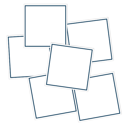 White Write-On Framed Pantry Labels