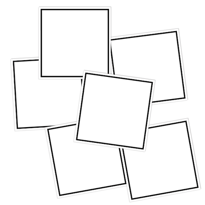 White Write-On Framed Pantry Labels