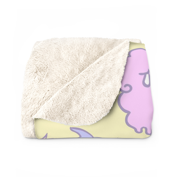 Cutie Blobs Fleece Blanket