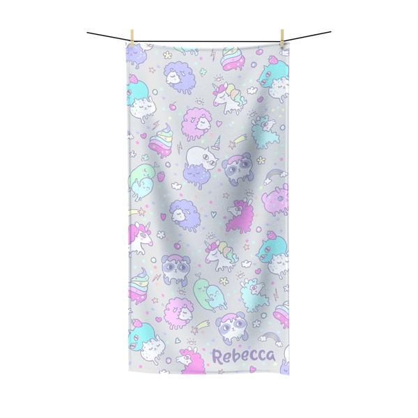 Cutie Blobs Beach Towel