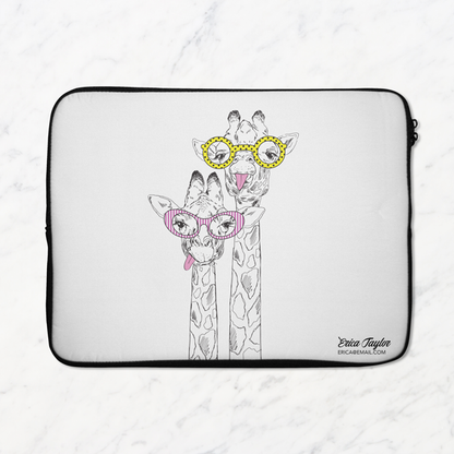 Giraffes Laptop Sleeve
