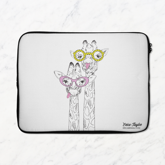 Giraffes Laptop Sleeve