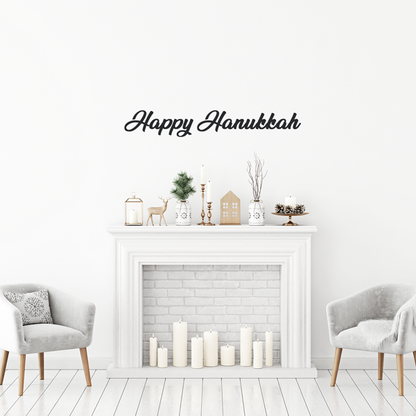 Happy Hanukkah Decal