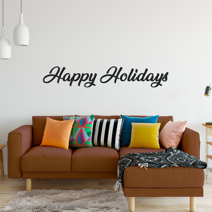 Happy Holidays Wall Decal