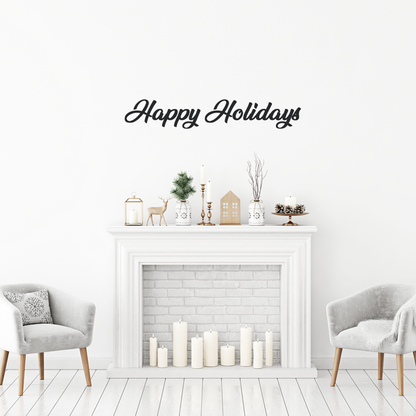 Happy Holidays Wall Decal