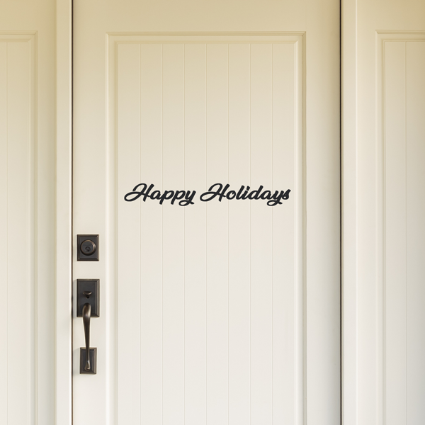 Happy Holidays Wall Decal