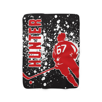 Hockey Defender Fleece Blanket