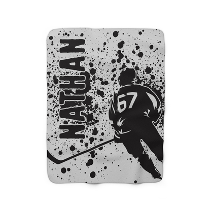Hockey Defender Fleece Blanket