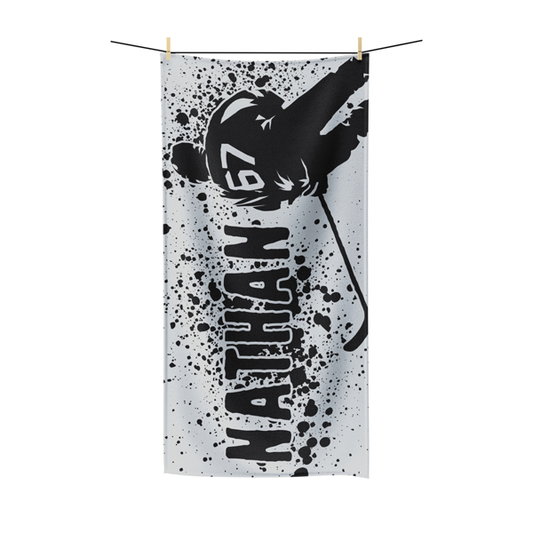 Hockey Defender Beach Towel