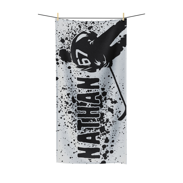 Hockey Defender Beach Towel