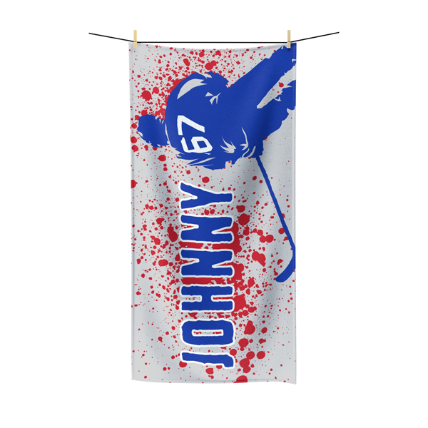 Hockey Defender Beach Towel